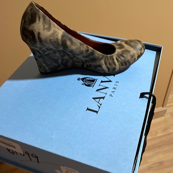 Lanvin Ballerine Wedge 80, size 38 - Picture 1 of 5